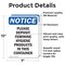 Signmission Please Deposit Feminine Hygiene, 7 in W x Rectangle, Vinyl Decal OS-2PACK-NS-D-710-V-17363 - alternate 3